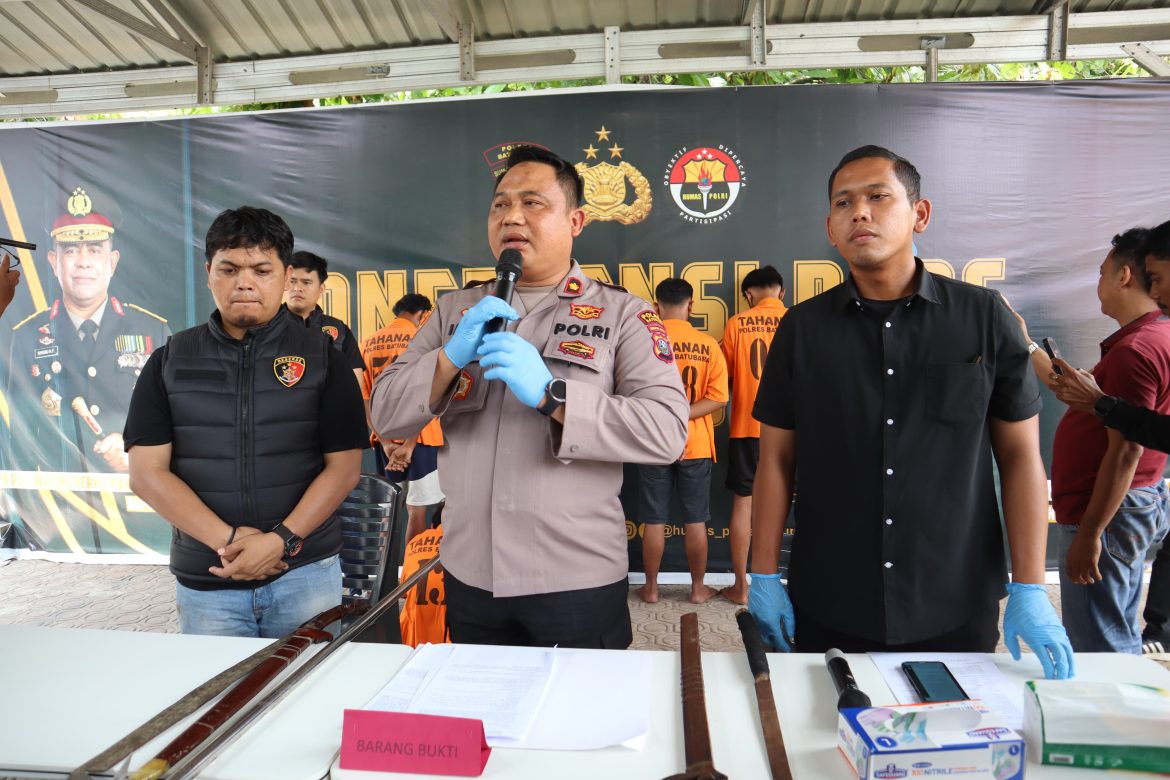 Polres Batu Bara Press Release Kasus Tindak Kriminal