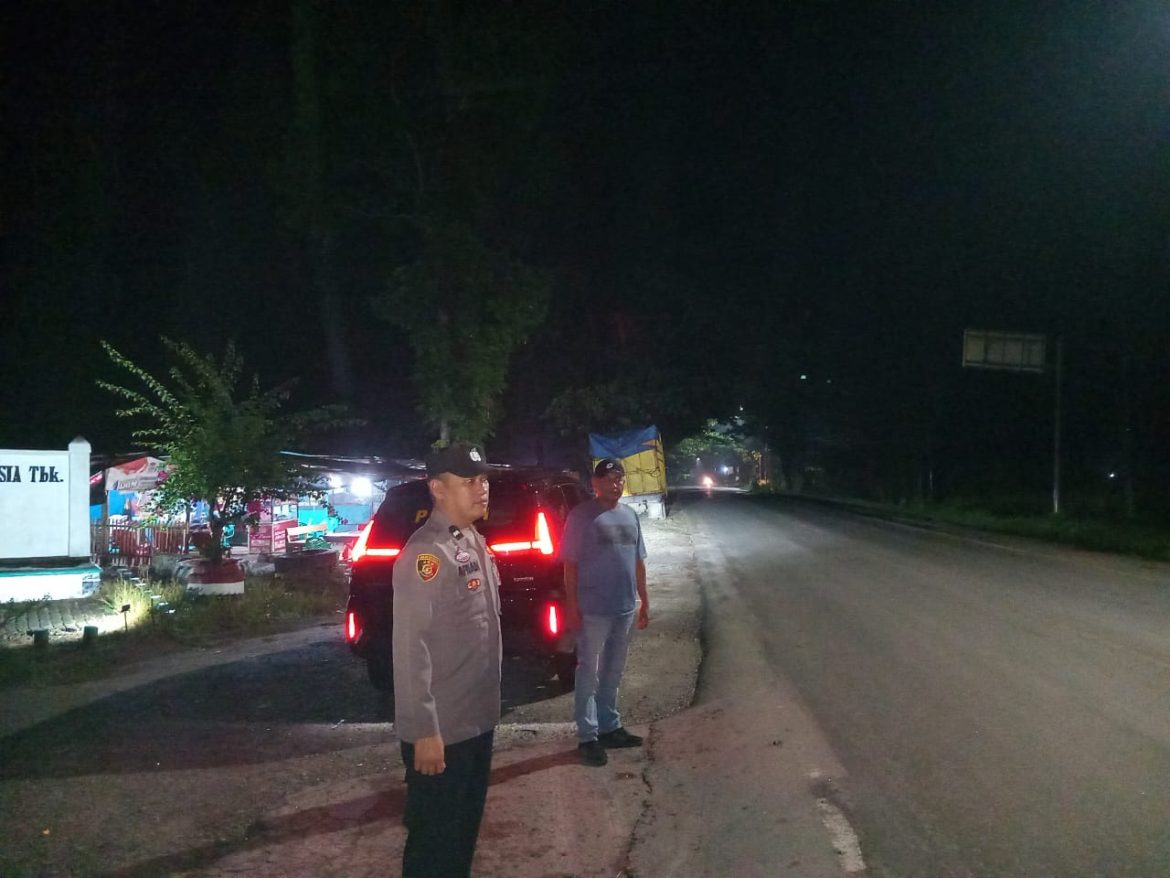 Antisipasi Kejahatan Jalanan Polsek Lima Puluh Perkuat Patroli Mobile