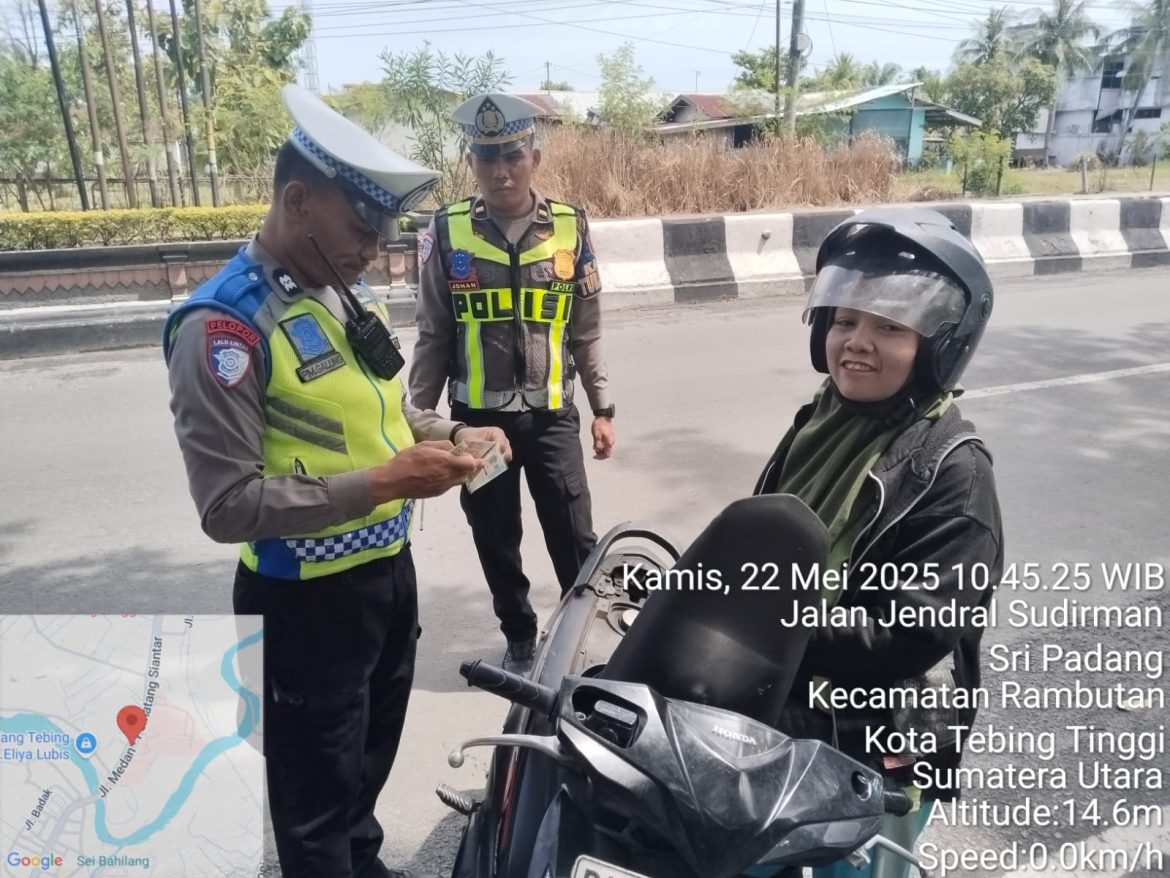Kanit Turjawali Satlantasn dan Tindak Pelanggar Lalulintas