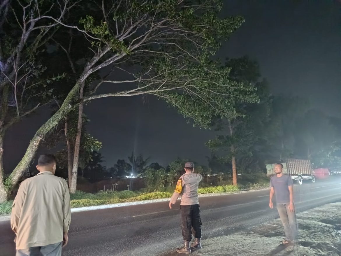 Polsek Lima Puluh Gencar Patroli Mobile Cegah Kejahatan Jalanan