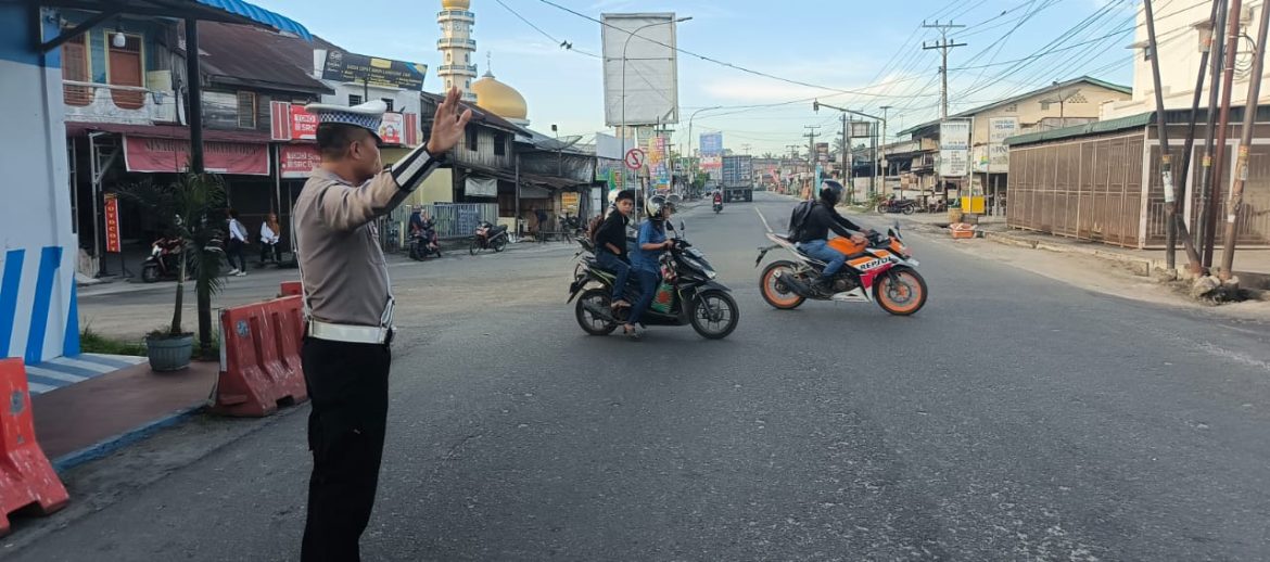 Sat Lantas Polres Batu Bara Implementasikan Pelayanan Terbaik Lewat Gatur Lalun