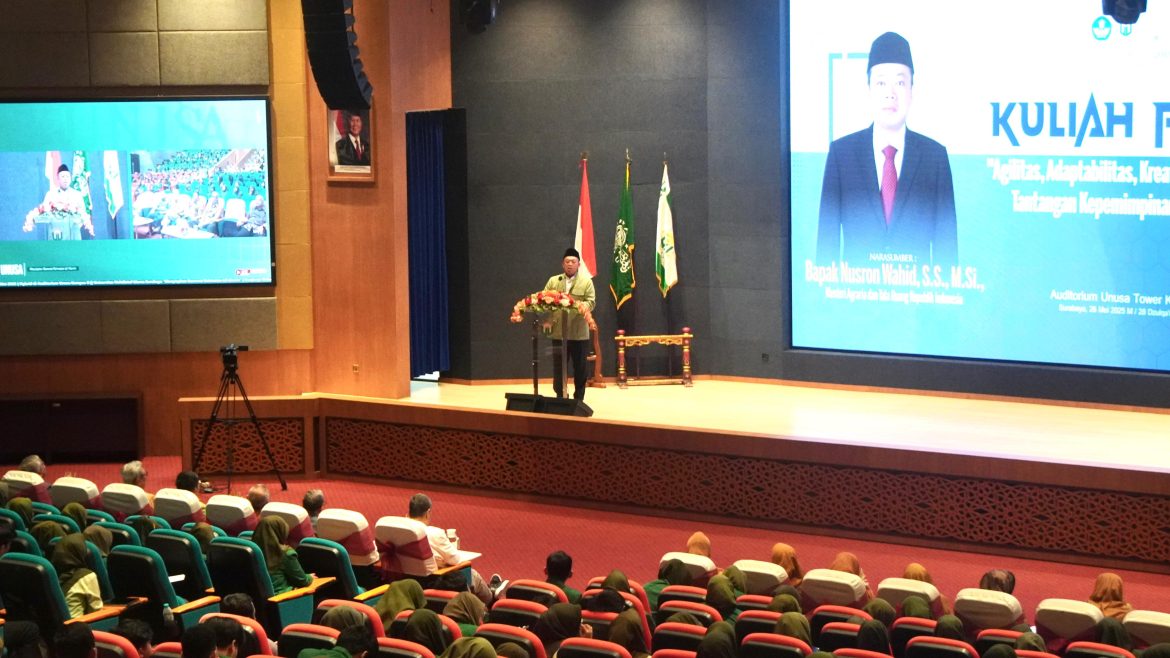 Kuliah Pakar UNUSA, Menteri Nusron Paparkan Peran Strategis Mahasiswa dalam Perubahan Pertanahan dan Tata Ruang