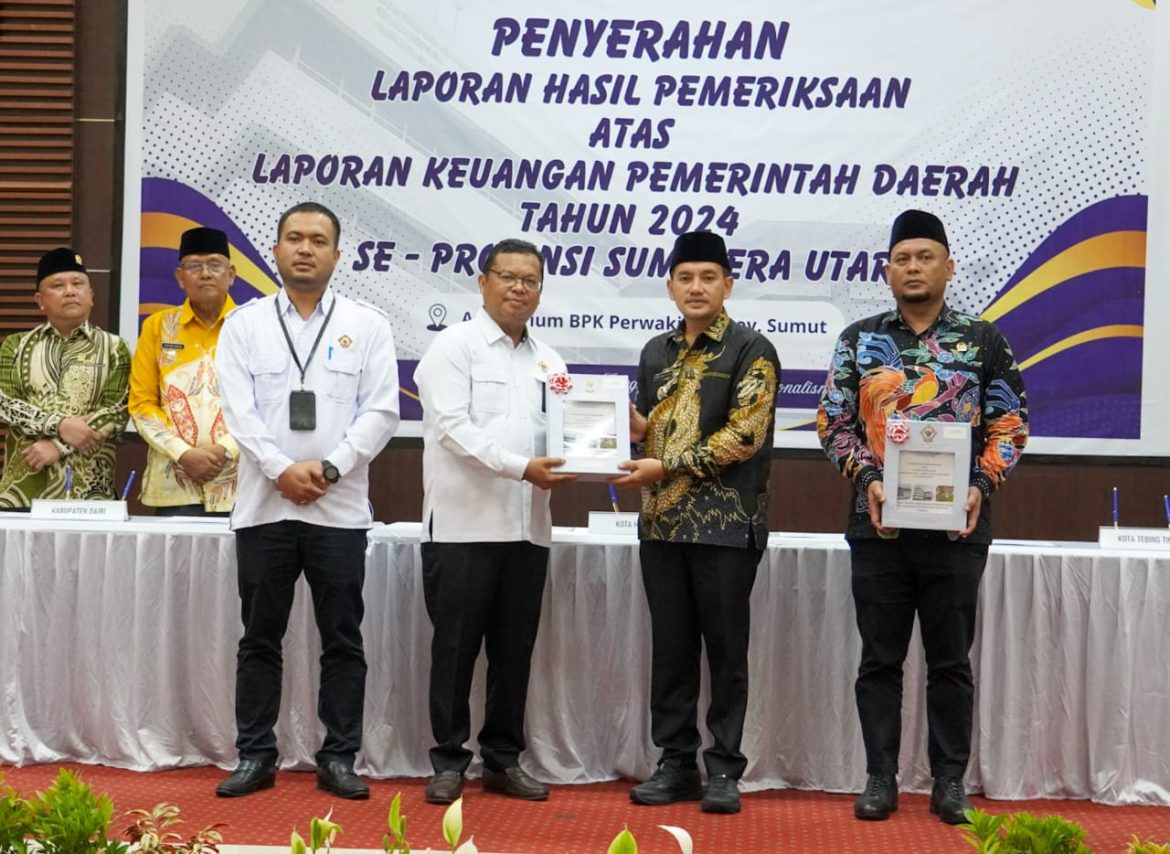 Pemko Tebing Tinggi Raih Opini WTP 7 Kali Berturut-turut, Walikota: Kedepan Harus Lebih Baik Demi Kemajuan Pembangunan