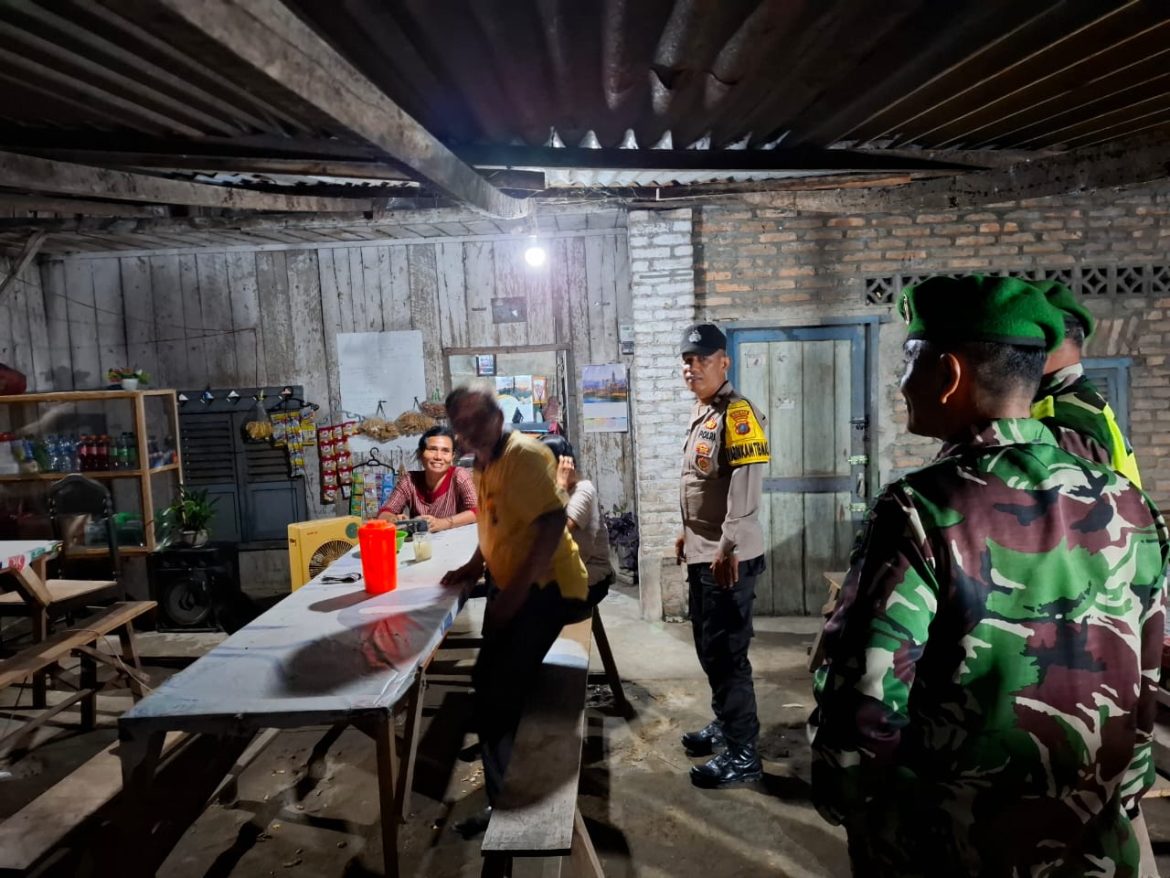 Polsek Firdaus Tingkatkan Sinergitas TNI-Polri Patroli Gabungan Kamtibmas