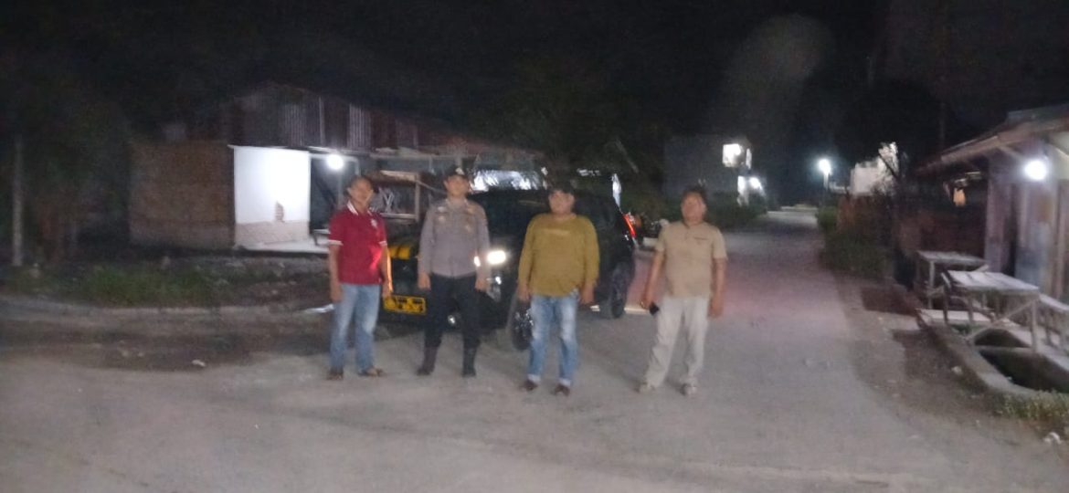 Polsek Medang Deras Patroli Cegah Aksi Geng Motor