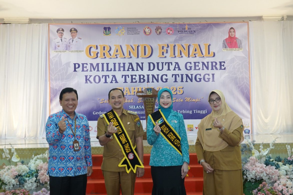 Walikota Tebing Tinggi Berharap Duta Genre Jadi Role Model dan Penyalur Informasi Atasi Permasalahan Remaja
