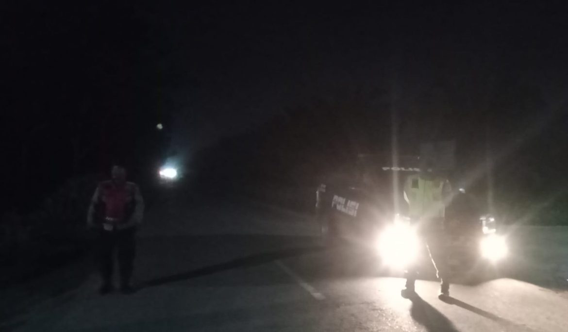 Polres Tebing Tinggi Patroli Blue Light, Tindaklanjuti Laporan di Call Center 110
