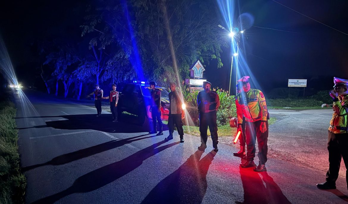 Polres Batu Bara Patroli Gabungan Antisipasi Kejahatan di Akhir Pekan
