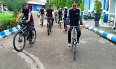 Bupati dan Ketua DPRD Sampang, Gowes Bareng Puluhan Komunitas Sepeda Fun Bike