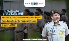 Apel Pagi Kantor Pertanahan Sragen: Peningkatan Kinerja dan Penguatan Strakom