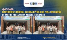 BPN Sragen Terima Kunjungan Inspektorat Jenderal: Penguatan Komitmen Pembangunan Zona Integritas