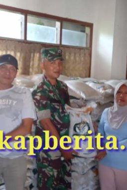 ‎Penyaluran Beras Cadangan Pangan Pemerintah (CBP) kepada 369 KPM di Kelurahan Karangmalang