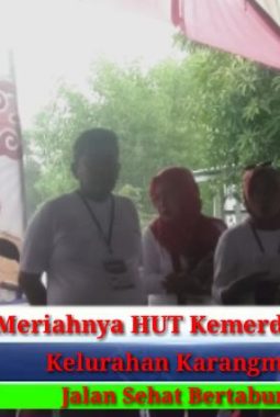 Meriahkan HUT RI ke-80, Kelurahan Karangmalang Gelar Jalan Sehat Bertabur Door Prize
