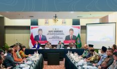Rakor di Maluku Utara, Menteri Nusron Tekankan Pentingnya Dukungan Pemda dalam Pembuatan Sertipikat Tanah