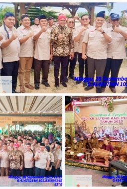 PELANTIKAN DAN PENGUKUHAN DPD IKB-JATENG PELALAWAN 2025, SAMBANG DESA DAN PENGHIJAUAN JADI PRIORITAS UTAMA